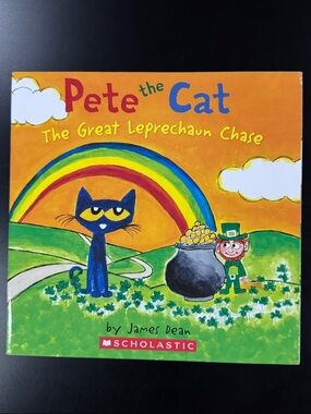 Pete the Cat: The Great Leprechaun Chase - Scholastic Softcover Children’s Book